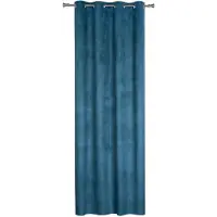 Splendid Merkloos Velours Gordijn 140x260 cm - Zacht & Gestructureerd - Zeegroen