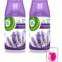 Air Wick 2 x Freshmatic - Luchtverfrisser Navulling - Pure Fresh Lavendel - 250ml - Bulkverpakking - Luchtverfrisser - Douchemop - Lavendel