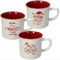 Tognana Set van 3 Mokken 360ml - Kerstdesign