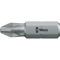 Wera Pozidriv PZ3 Bit 25mm 1/4" Hex Plus
