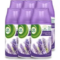 Air Wick 6 x Freshmatic - Luchtverfrisser Navulling - Pure Fresh Lavendel - 250ml - Voordeelverpakking - 6 stuks