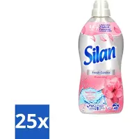 Silan 25 x – Wasverzachter – Fresh Control Floral Crisp – 1056 ml - Voordeelverpakking - 25 stuks