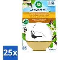 Air Wick 25 x Decosphere - Luchtverfrisser - Vanille & Kamperfoelie - 75ml - Voordeelverpakking - 25 stuks