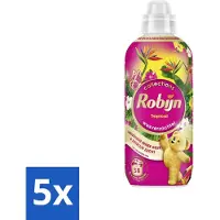 Robijn 5 x – Wasverzachter – Tropical – 765 ml - Koffie - Koffiezetapparaat - Koffiezetapparaat