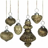 Loberon Kerstversiering set van 6 Ménoire