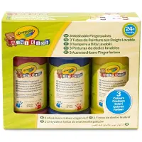 Crayola vingerverf set - primaire kleuren - 3 flessen 237 ml.