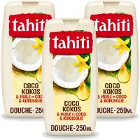 Tahiti 3 x - Douchegel - Kokos & Kokosolie - Hydraterend - 250 ml - Voordeelverpakking - 3 stuks