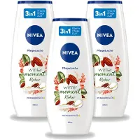 Nivea 3 x - Douchegel - Winter Moment Cacao - 250 ml - Voordeelverpakking - 3 stuks