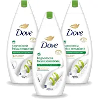 Dove 3 x – Douchegel – Fresh Sensation – 450 ml - Voordeelverpakking - 3 stuks