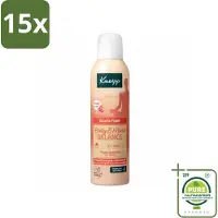 Kneipp 15 x - Douche schuim - Body & Mind Balance - Iris & Vetiver - 200 ml - Grootverpakking - Vaatwasstrips - Douche Foam - Rust - Ontspanning - Balans - Huidverzorging