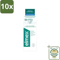 Elmex 10 x - Tandpasta - Sensitive Professional - Gentle Whitening - 75 ml - Wasstrips - Gevoelige Tanden - Tandpasta Whitening - Pro-Argin - Tandgevoeligheid - Tandpasta Voor Gevoelige Tanden