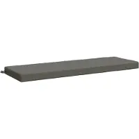 vidaXL Bankkussen SOEST 100% Polyester Grijs 150 x 50 x 8 cm