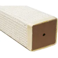 Eyepower 45 cm sisalstengel voor krabpaal - M8 vervangende stengel, hoekig - sisalpaal, krabstengel