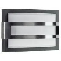 Albert Buitenlamp RVS wand Hemisphere antraciet