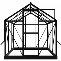 Royal well Tuinkas Mary I zwart 3 mm veiligheidsglas