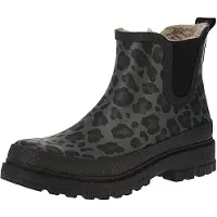 Verbenas 9302181203 Lua Fur Smooth Animal - Dames boots - Black-Leo-Black