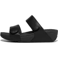 FitFlop Lulu Adjustable Slides Slippers | Maat 39 Dames Zwart