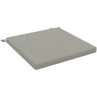 vidaXL Zitkussens SOEST 100% Polyester Grijs 80 x 80 x 5 cm
