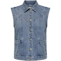 ONLY Bodywarmer 'ONLKennedy' blauw denim
