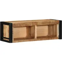 vidaXL Tv-meubel 80x30x25 cm massief ruw mangohout