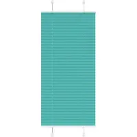 vidaXL Plissé rolgordijn 65x150 cm stofbreedte 64,4 cm petrol groen