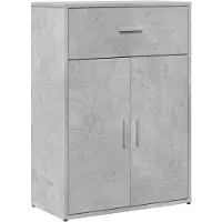 vidaXL Dressoir 60x30x84 cm bewerkt hout betongrijs