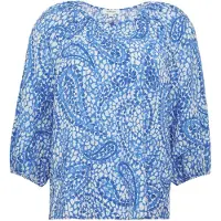 s.Oliver Blouse blauw / azuur / wit