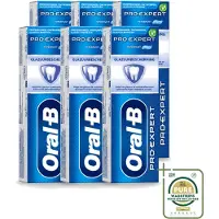 Oral-B 6 x - Pro-Expert Sterk Glazuur - Tandpasta - Beschermt Glazuur - 75 ml - Wasstrips - Tandpasta - Glazuur Beschermen - Glazuur Versterken - Tandplak Beschermen - Glazuur Erosie