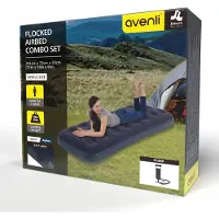 Avenli 24040 Opblaasbaar matras 191 x 73 x 22 cm, blauw