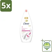 Dove 5 x – Douchegel – Lotus Bloem – 450 ml - Grootverpakking - Vaatwasstrips - Douchegel Lotus Bloem - Mild Reinigen - Huid Verzorgen - Hydraterende Douchegel - Lotusbloem Geur