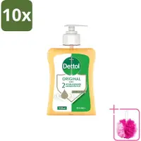 Dettol 10 x – Antibacteriële Handzeep Original – Hydraterende Formule – 250 ml - Bulkverpakking - Handzeep - Douchemop - Hygiëne