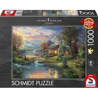 Schmidt 1000-delig puzzel van Schmidt Spiele, Thomas Kinkade, "In het natuurparadijs", artikelnummer 59467