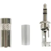 Neutrik - 3-Polige Stekker 3.5Mm, Metalen Behuizing Met Kabelklem