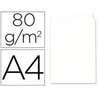 Exacompta 800017e – subcarpeta Bristol dIN a4 blanc 80 gr (Lot de 100)