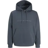 Jack & Jones Sweatshirt 'JJEStar' grafiet / wit