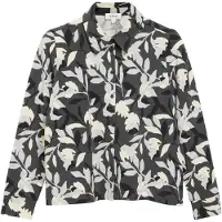 s.Oliver Blouse pastelblauw / donkergrijs / zwart / wit