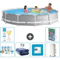 Intex Prism Frame Zwembad, rond - 366x76 cm - 5-delig, model S14