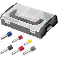 Cimco assortiment adereindhulzen, L-BOXX Mini AE, 600-delig, 0,75–10mm², 1 stuk.