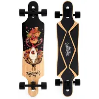 Tempish Frogman Drop-Through Longboard - 38 inch (96 cm) - Stabiel & Comfortabel Beginnersboard