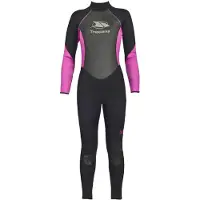Trespass Aquaria 2 Mm Dames Neopreen Wetsuit Met Lange Mouwen En Rugrits