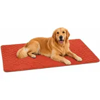 Flamingo hondenbed Weimar, rechthoekig, cognackleurig, maat: XL