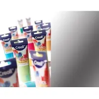 Creall acrylverf tube 120ml zilver voor schilderen en knutselen.