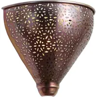 QAZQA Oosterse wandlamp koper met patroon - Muraf