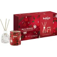 Bolsius True Glow Merry Moments Giftset Rood / Wit 21,7 X 11,9 X 7,2 Cm