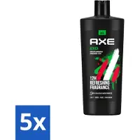 Axe 5 x – Douchegel – Africa – 700 ml - Voordeelverpakking - 5 stuks