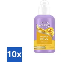 Andrélon 10 x – Leave-In Crème – Perfecte Krul – 200 ml - Voordeelverpakking - 10 stuks