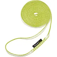 Edelrid Dyneema Sling 8mm 180cm, wit/groen 2022 Lussen & Banden