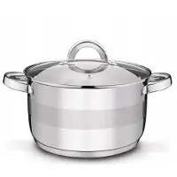 Tadar Roger Kookpan 26 cm 7.5L RVS - Geschikt voor Inductie