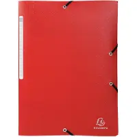 Exacompta Elastomap 3 kleppen PP 5/10de Ondoorschijnend - A4 - Geassorteerd - 55840E