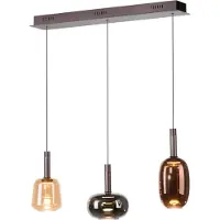 Paul Neuhaus Vrolijke hanglamp Irides 3-lichts recht
